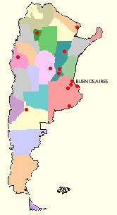 Mapa Rep&uacute;blica Argentina